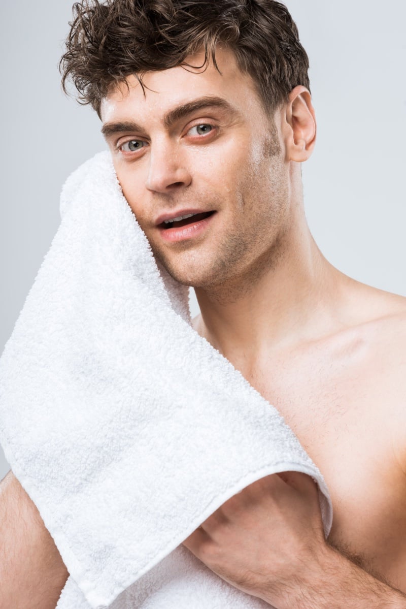 curly hair routine men