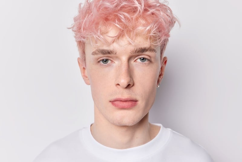 men's curly hair care