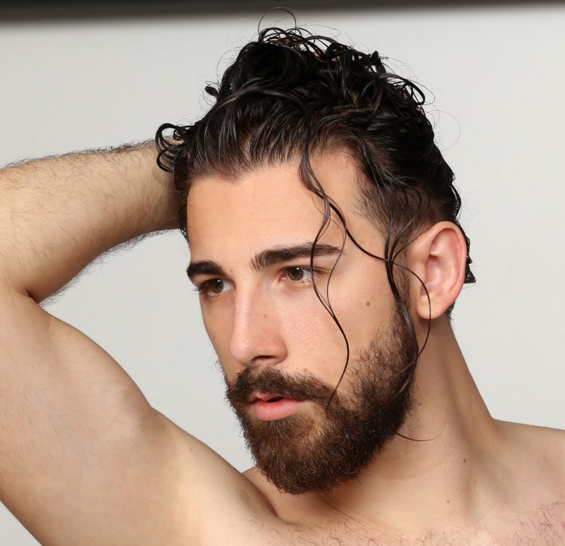long curly hair care men