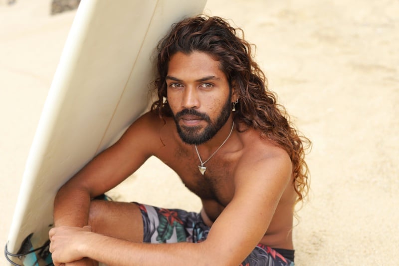 long curly hair men highlights