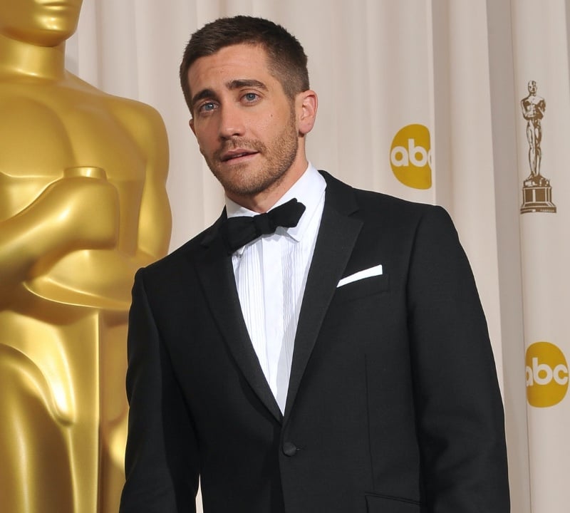Jake Gyllenhaal with a brush cut