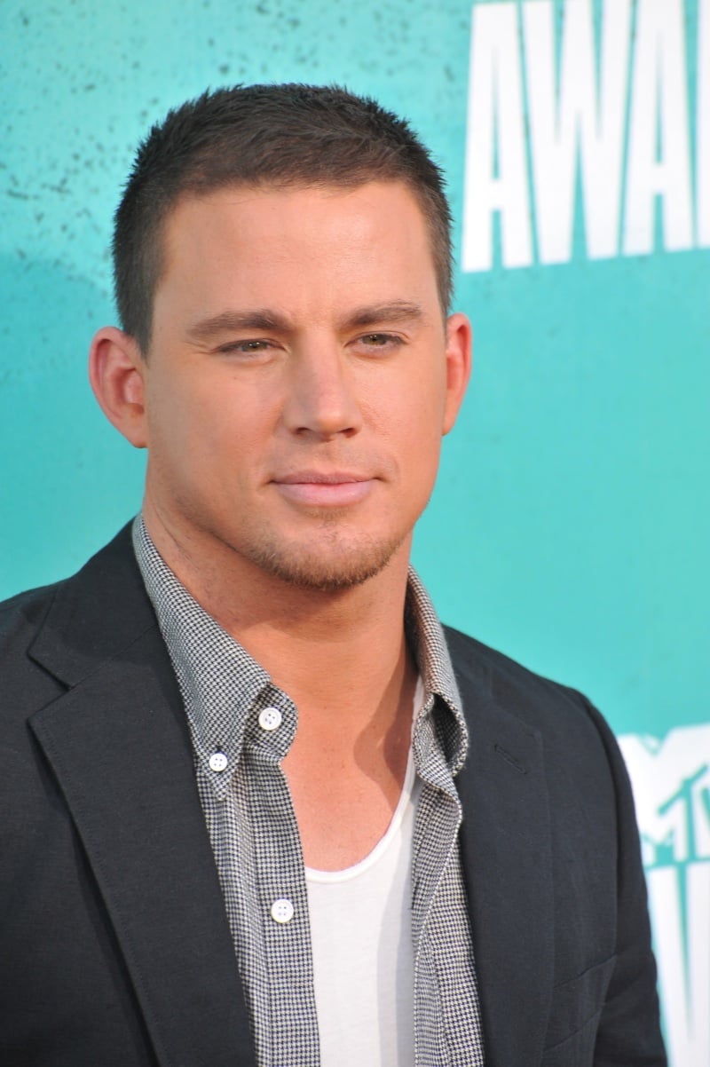 Channing Tatum with a butch cut