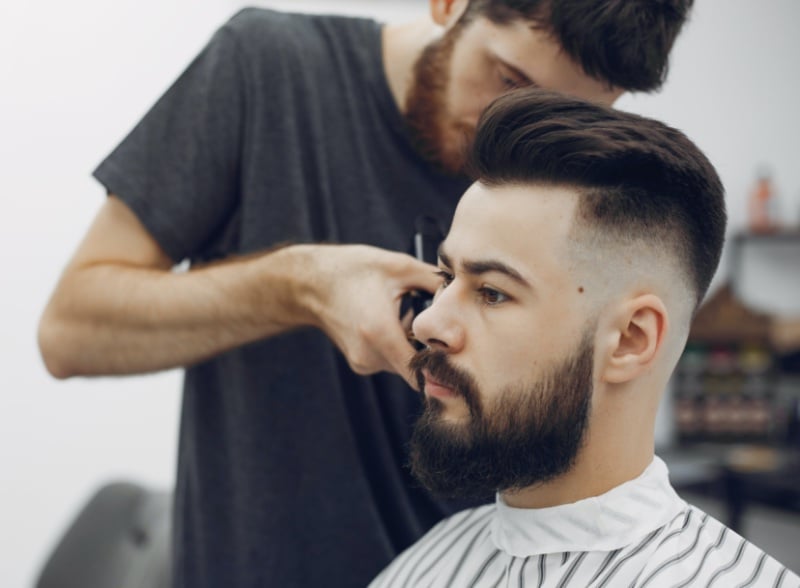 undercut with high fade