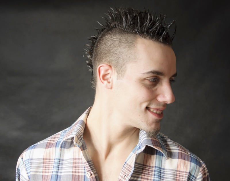 mohawk with high fade
