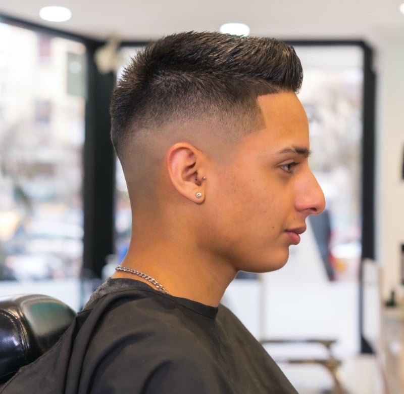 high skin fade