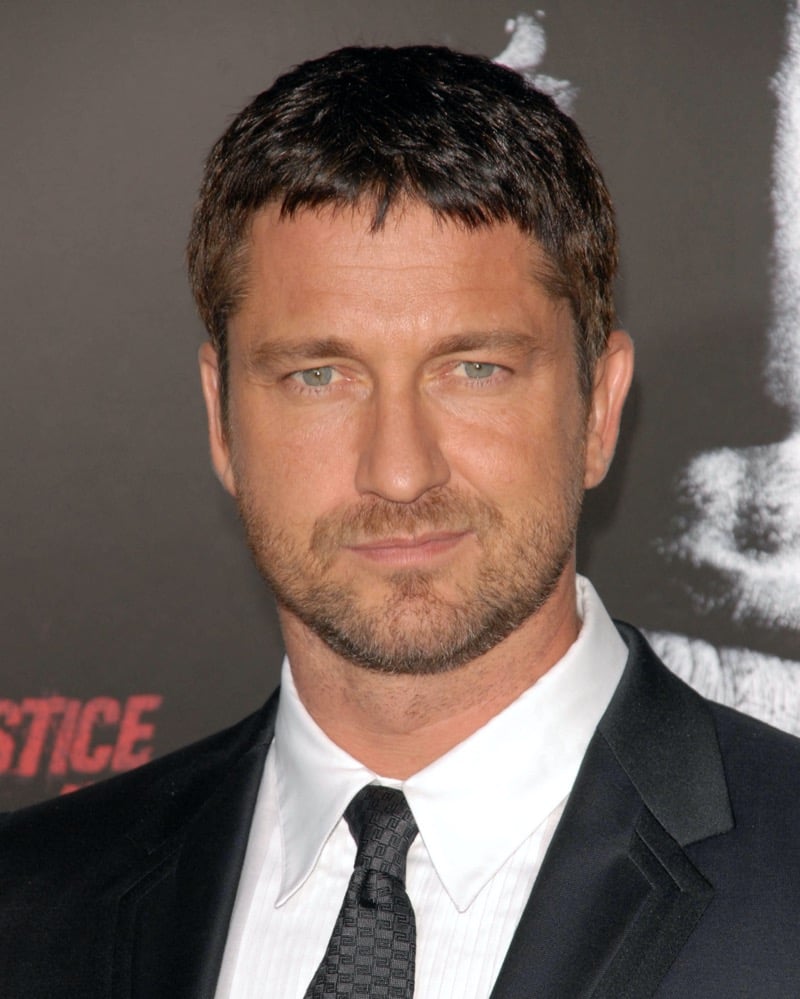 Caesar cut thin hair men