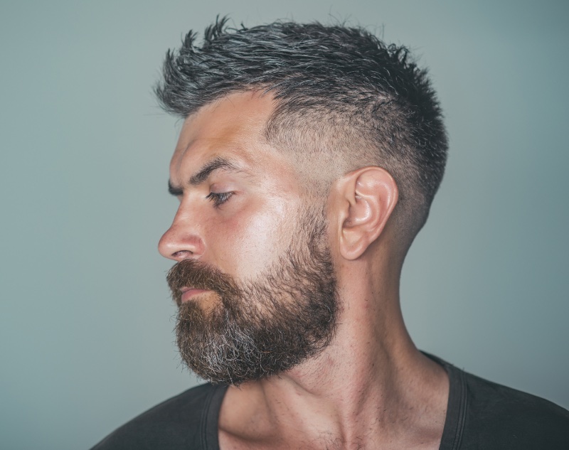 faux hawk thin hair men