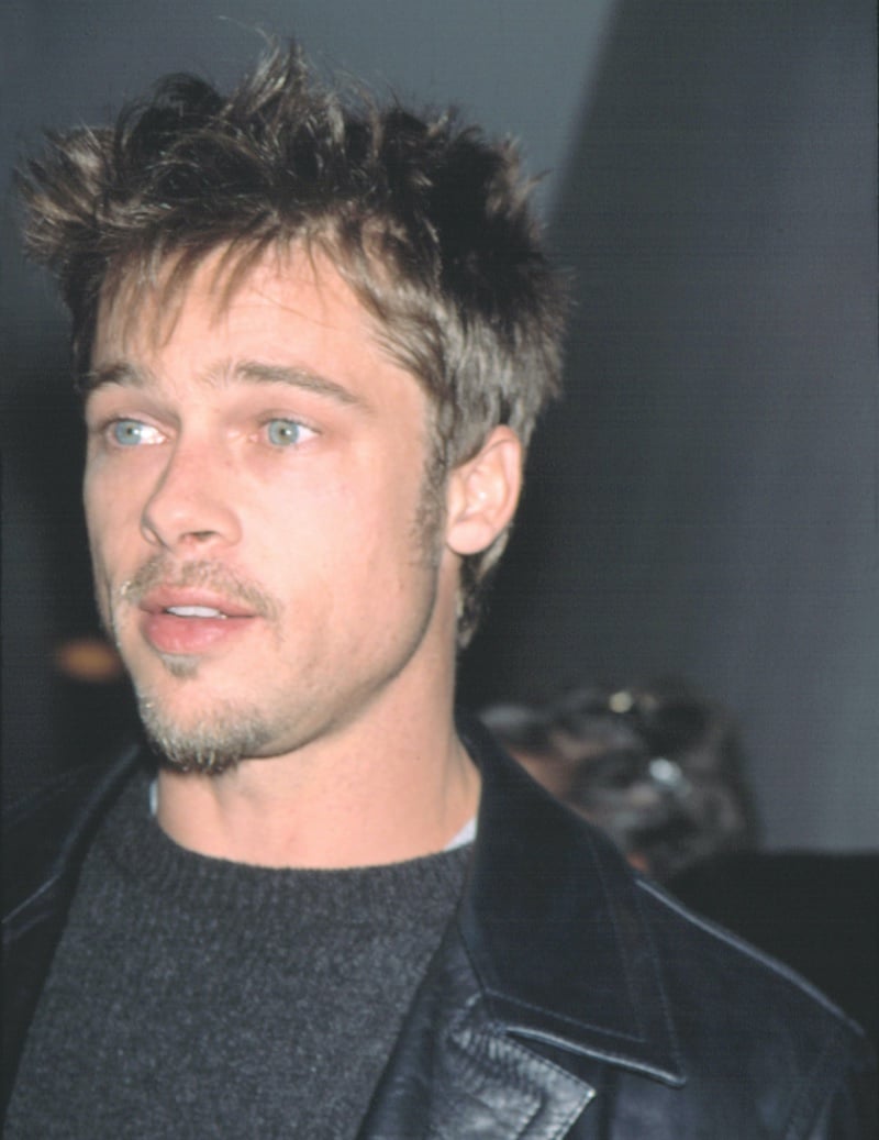 Brad Pitt spiky hair