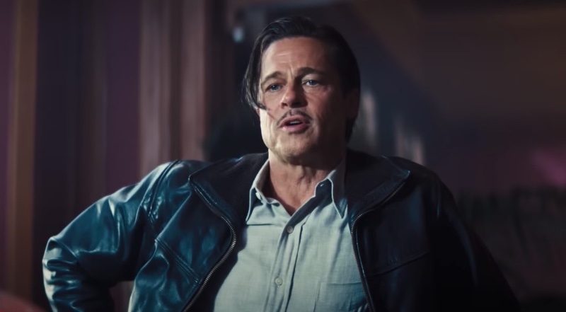 Brad Pitt Babylon slicked back hair