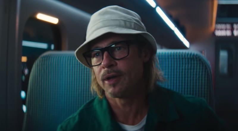 Brad Pitt Bullet Train hair