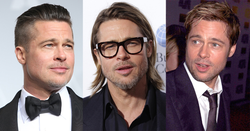 brad pitt hair