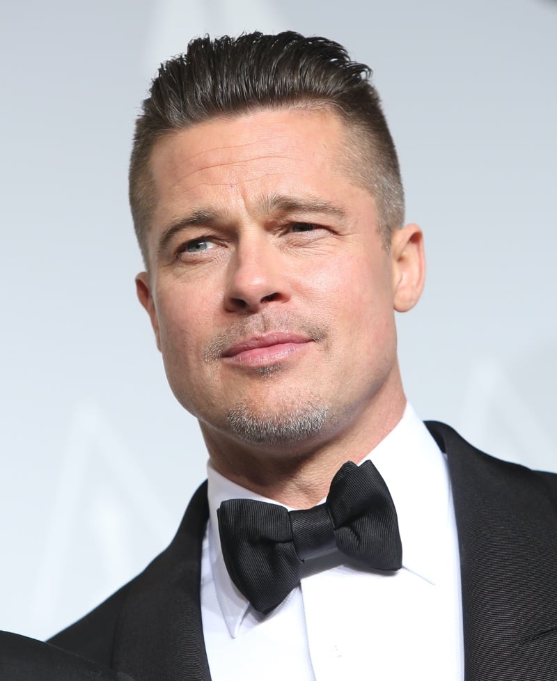 Brad Pitt high fade Fury