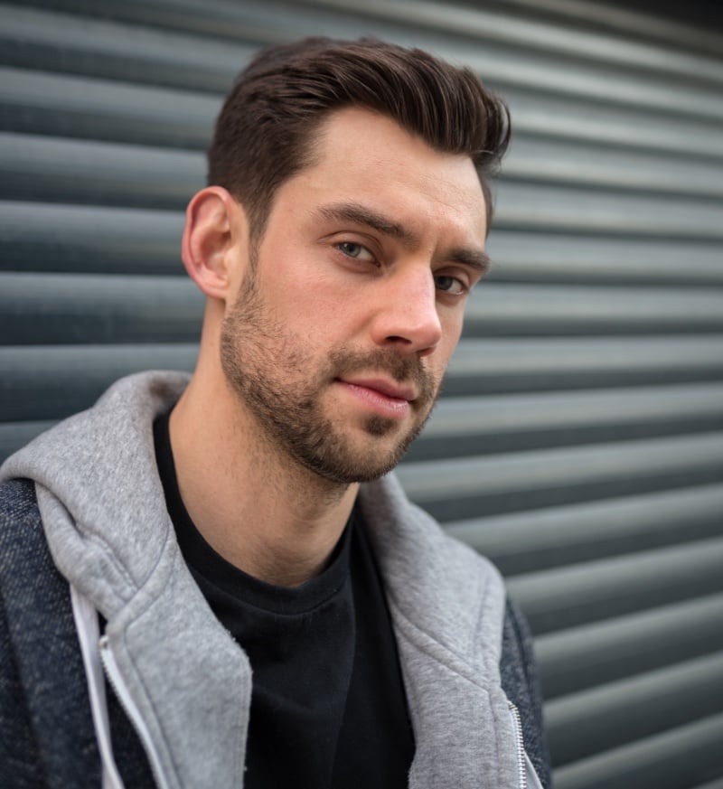 brunette hair men