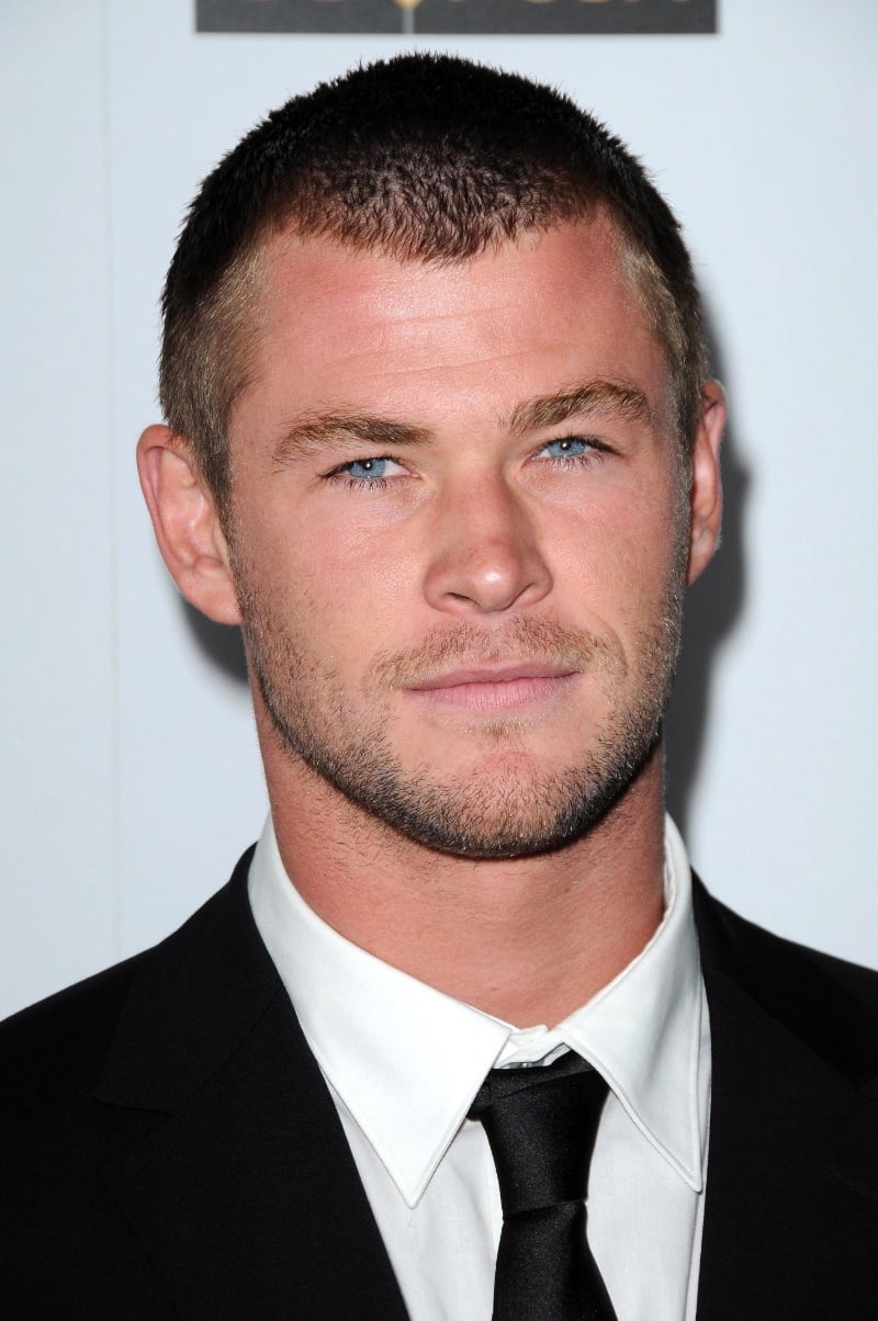 Chris Hemsworth buzz cut