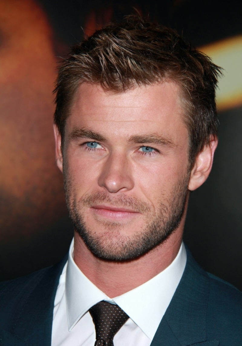 Chris Hemsworth spiky haircut