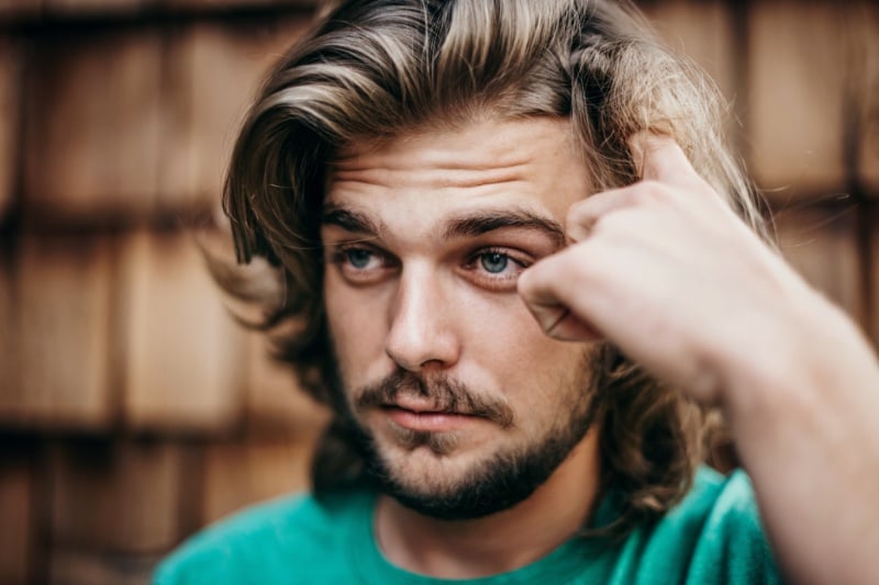 hair highlights men