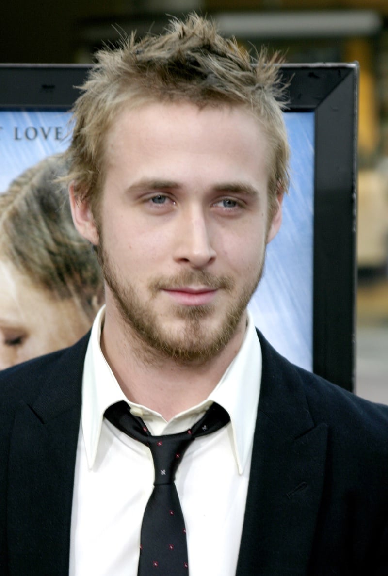Ryan Gosling spiky hair
