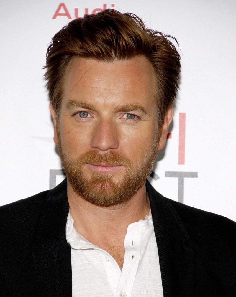 auburn hair men Ewan McGregor
