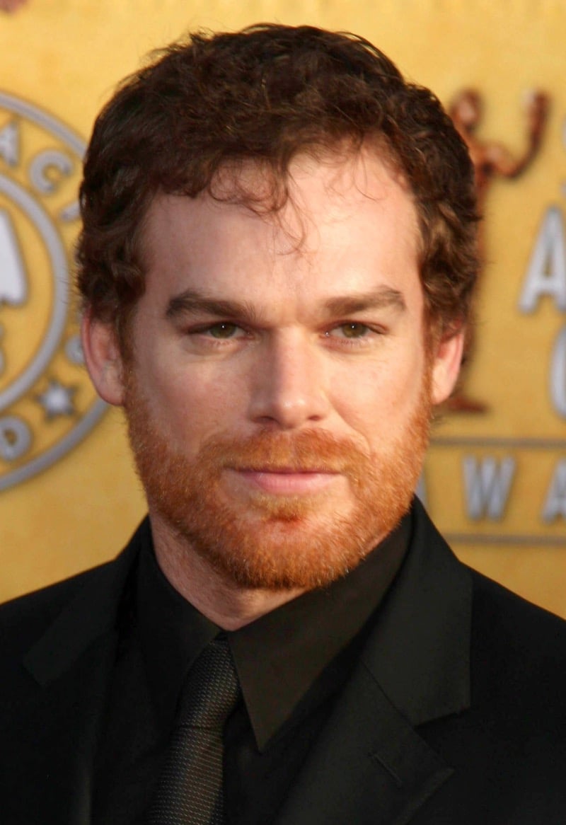 dark red hair men Michael C Hall