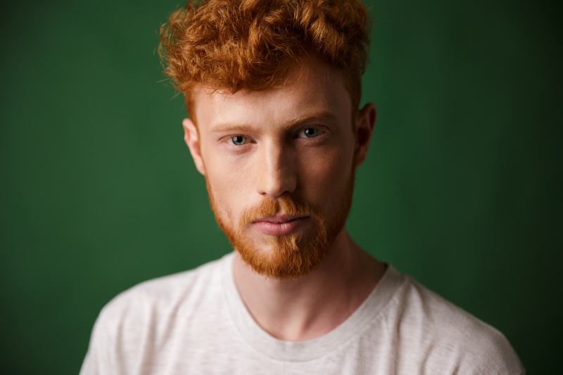 bright red hair men