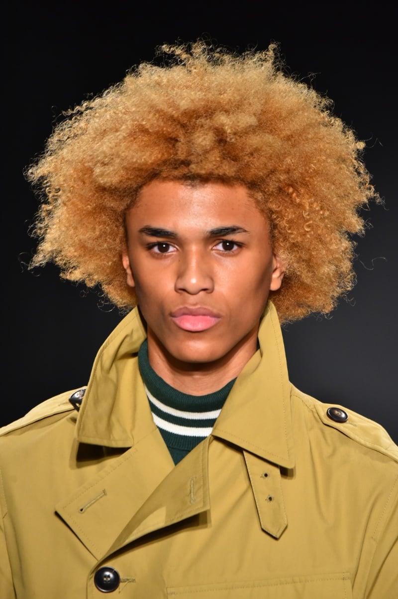 bleached afro men