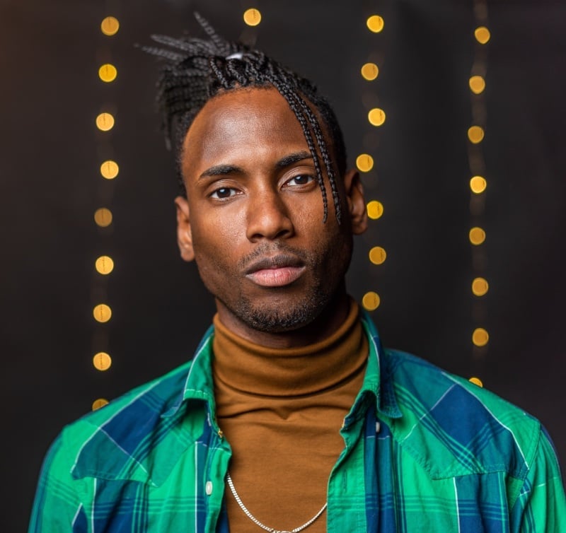 cornrows ponytail men
