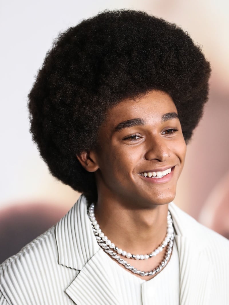 Jaden Michael afro
