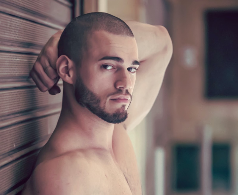 buzz cut men