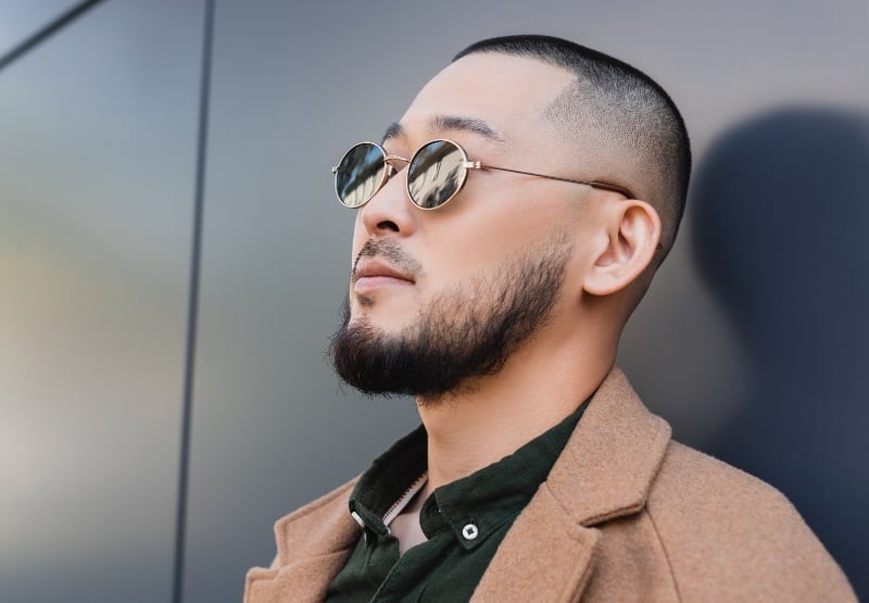 buzz cut fade for men