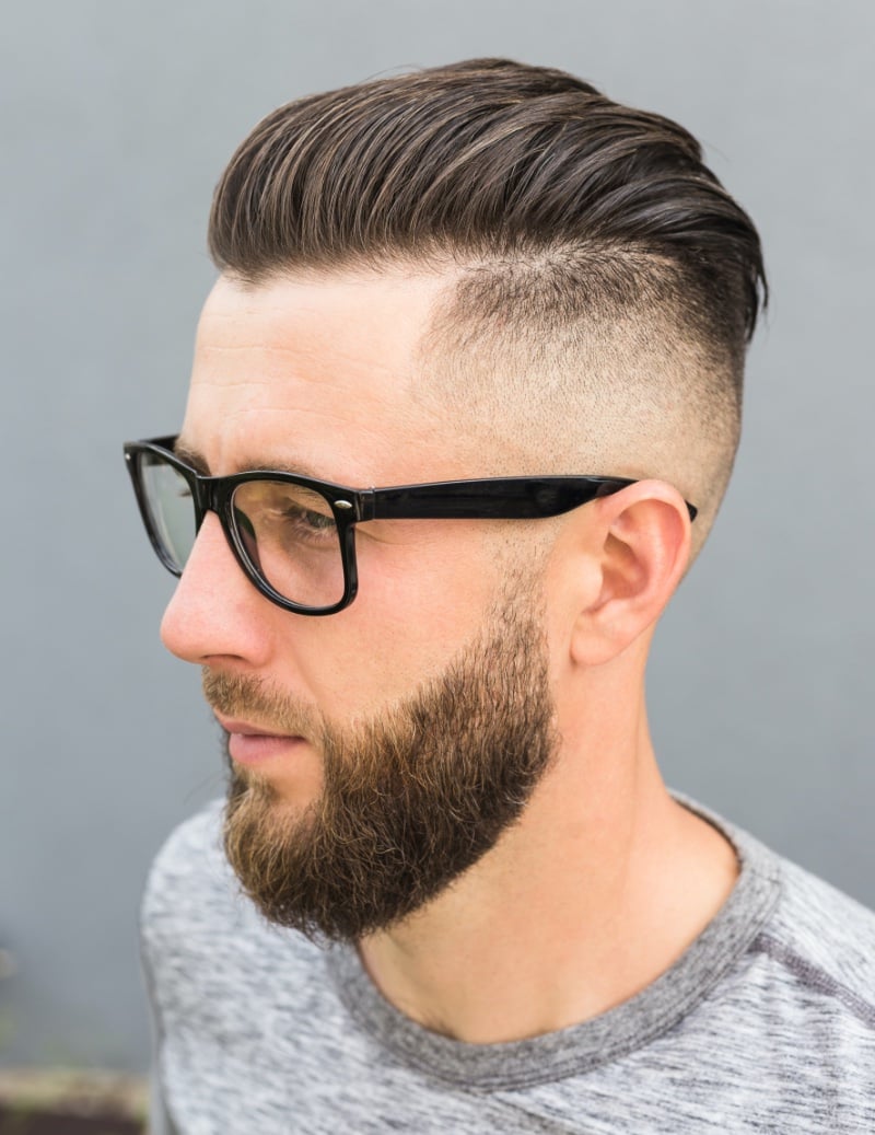 undercut comb over men