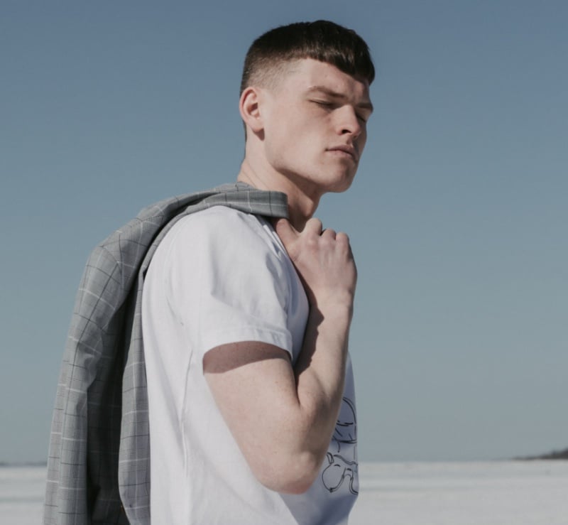 French crop haircut men