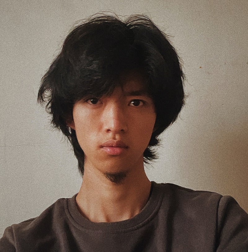 textured shag haircut men