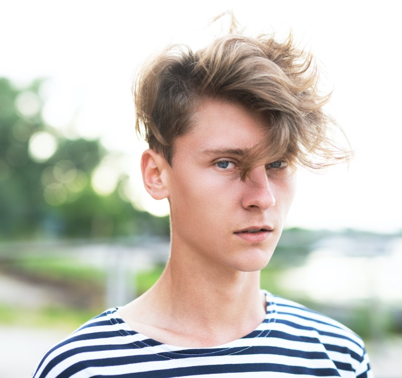 deconstructed pompadour