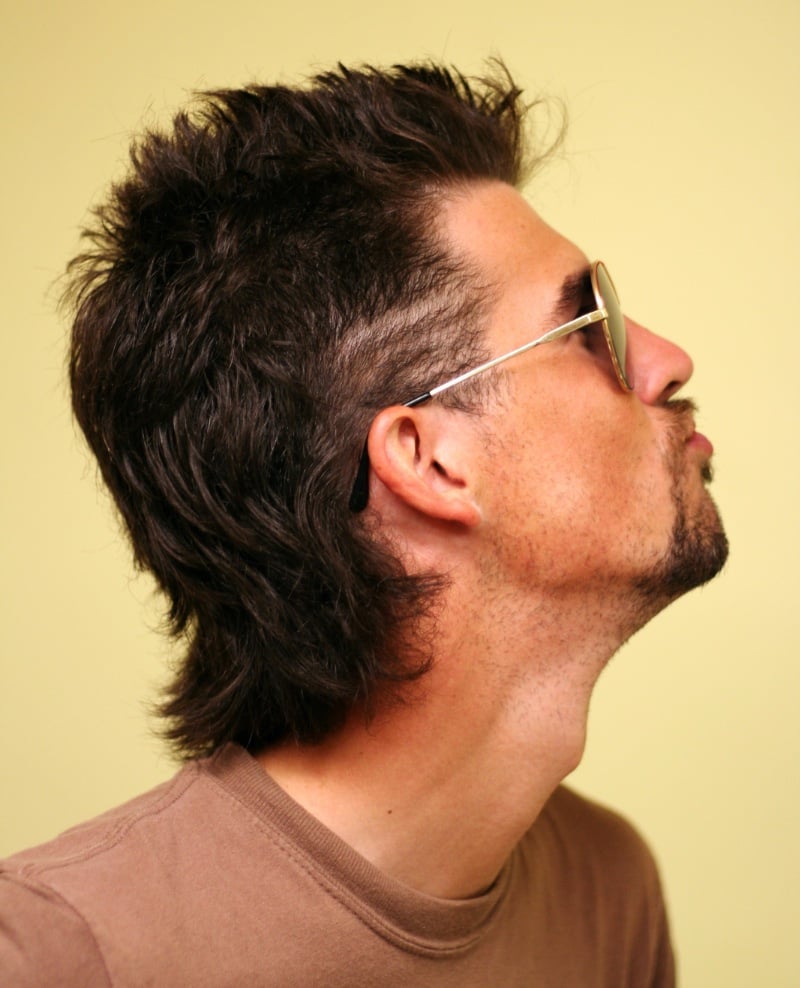 old school mullet men