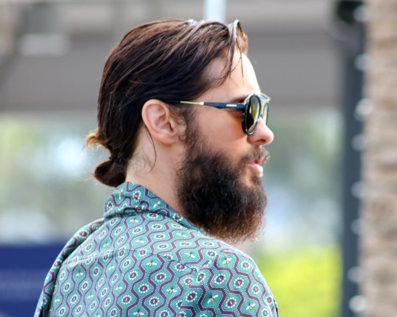 Jared Leto man bun