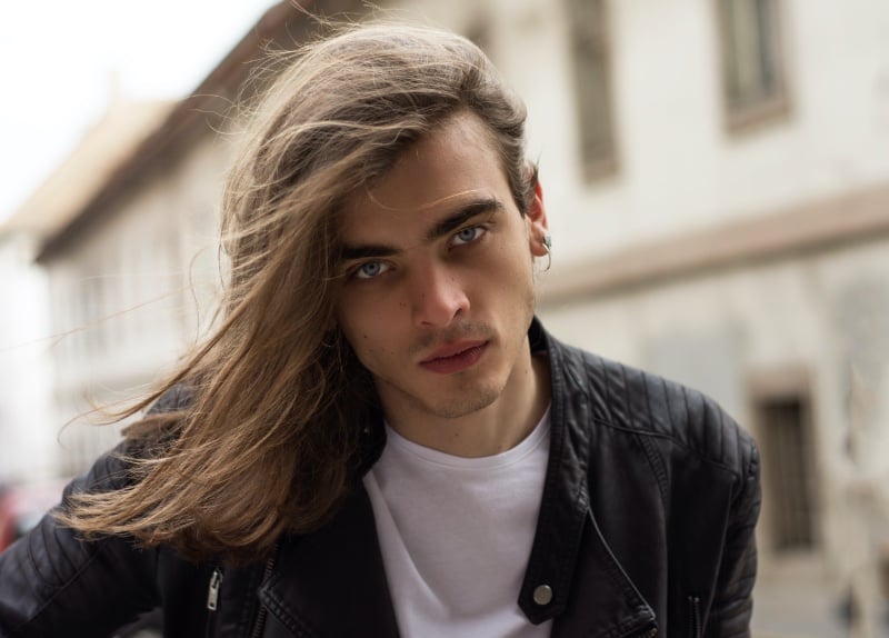 long hairstyle men
