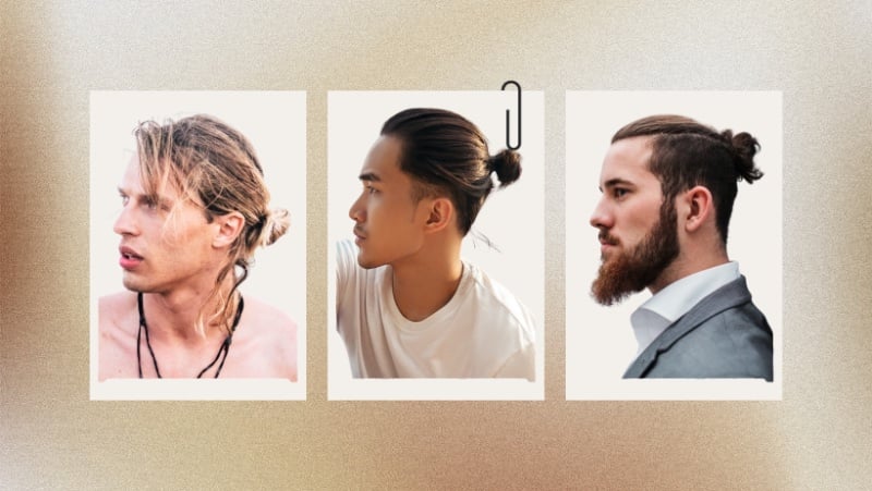 man bun hairstyles
