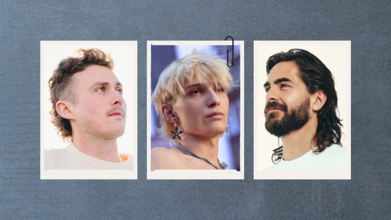 modern mullet haircut men