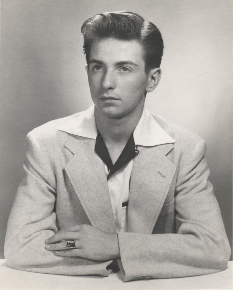 1950s pompadour men