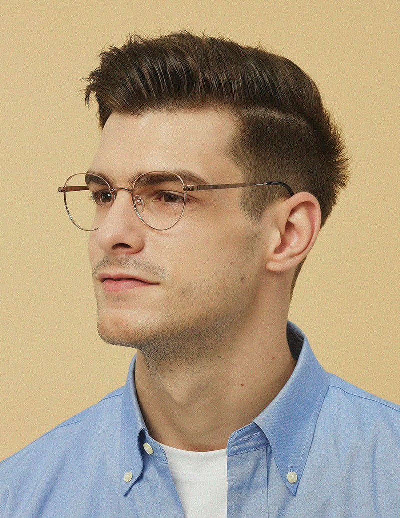 side part undercut men