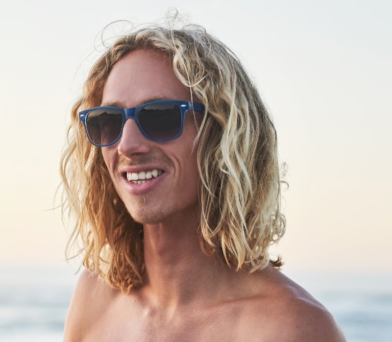 Surfer Beach Waves Hair