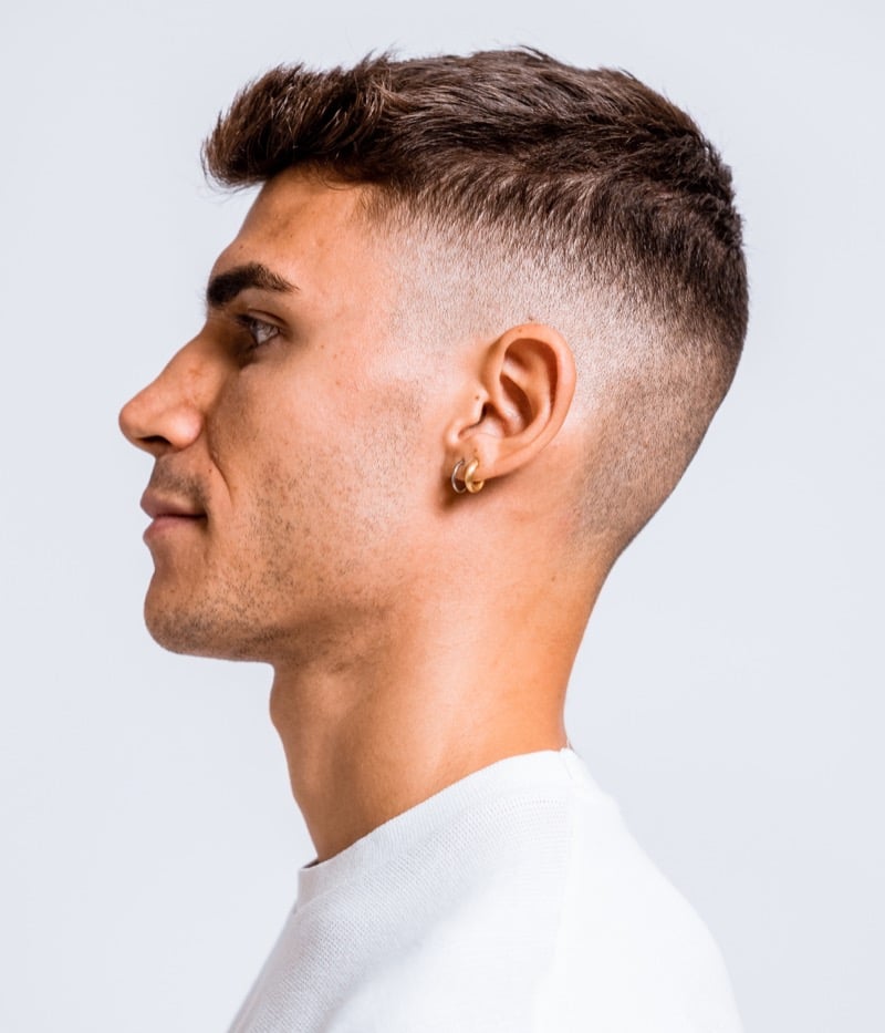 undercut fade men