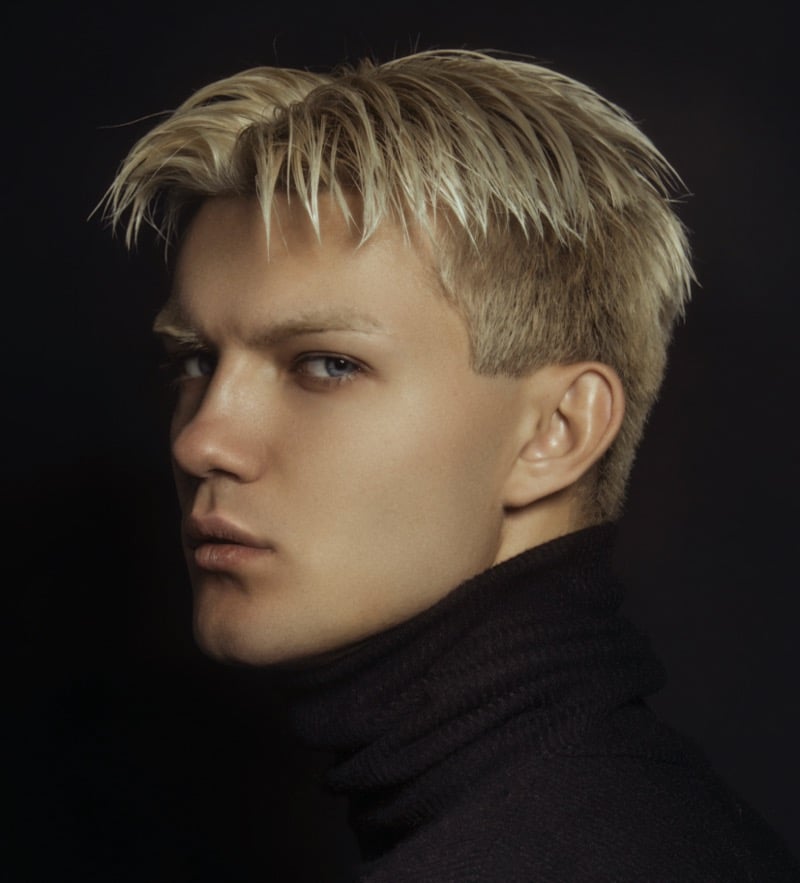 middle part undercut men