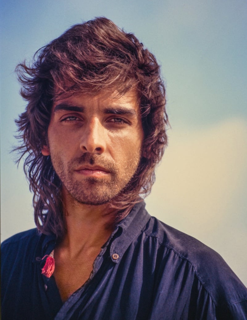 feathered mullet men