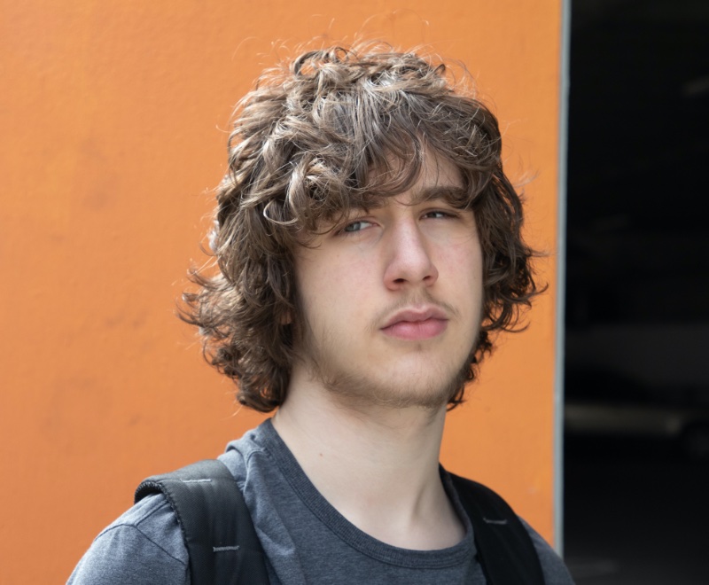 natural curly wolf cut