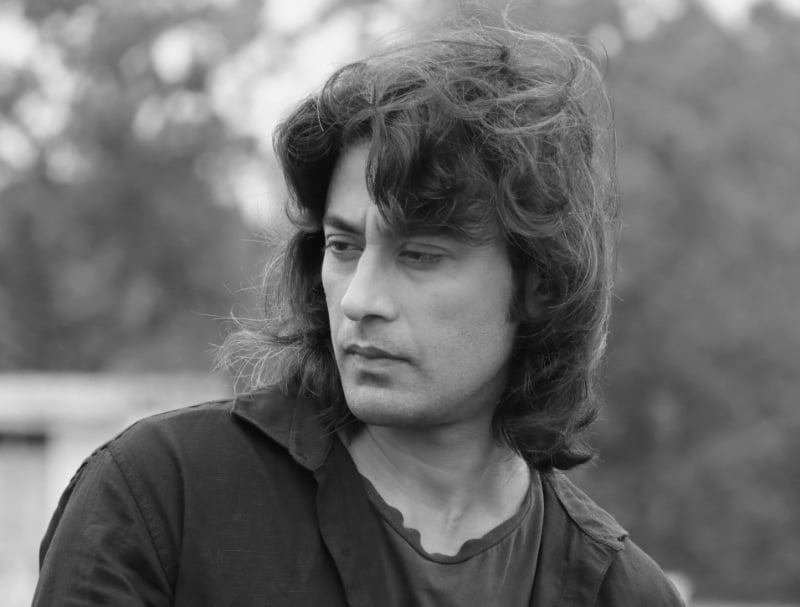 Rajkumar Patra with a retro wolf cut