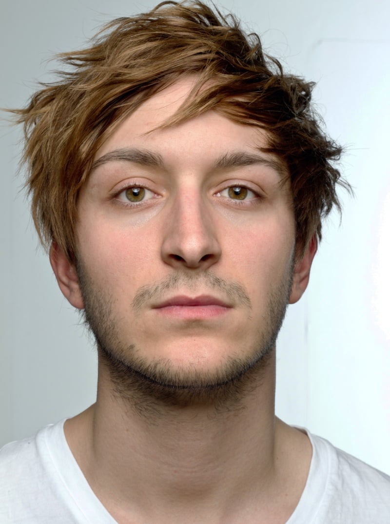 shag haircut men