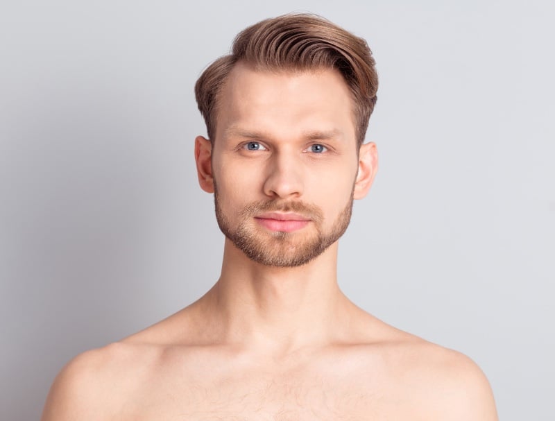 side part men