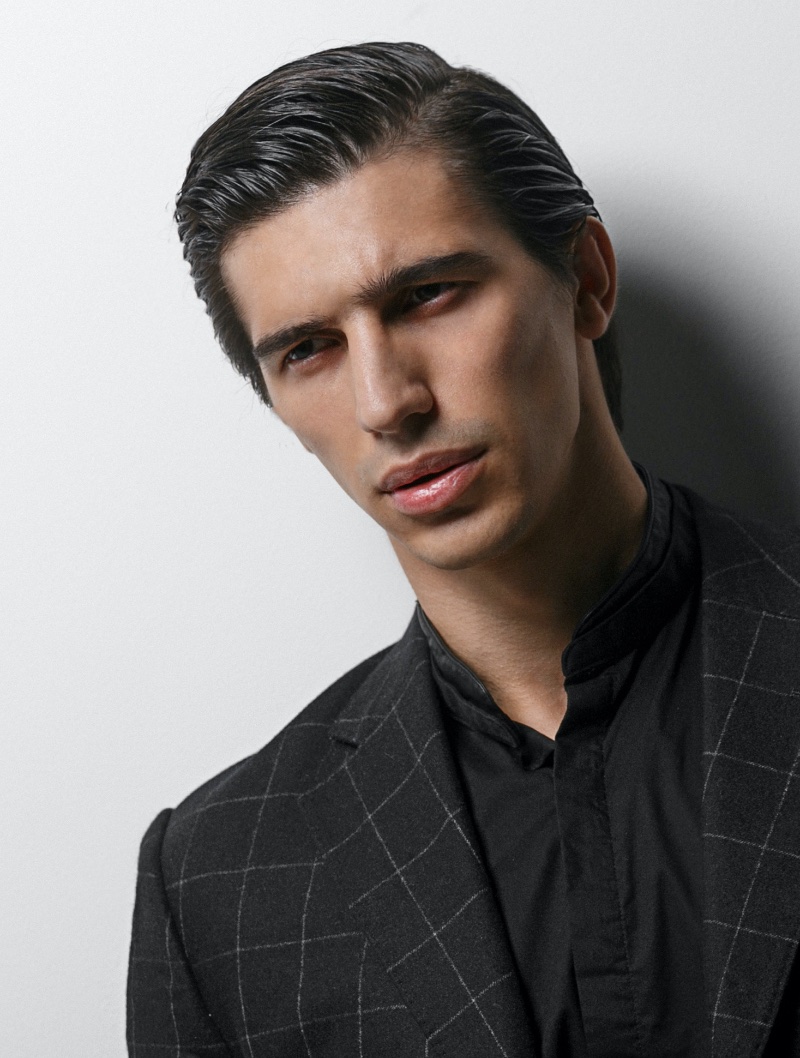 side part slick back