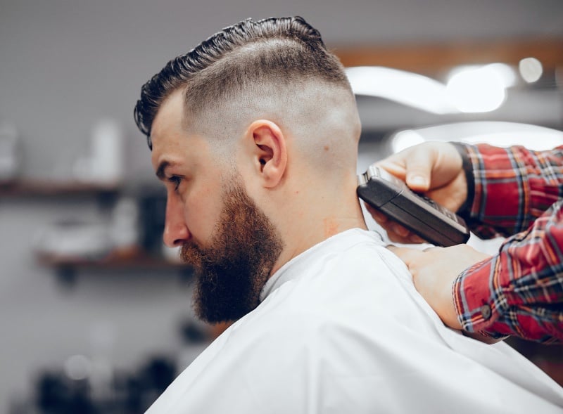 tapered haircut men